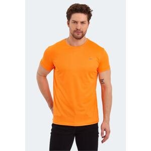 Slazenger REPUBLIC Pánske tričko s krátkym rukávom oranžové