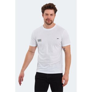 Slazenger PACET Pánske tričká s krátkym rukávom biele