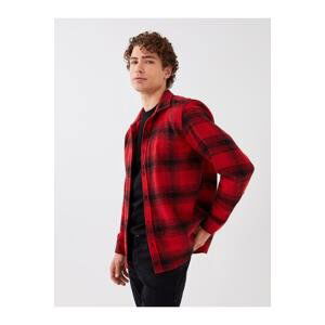 LC Waikiki Men's Regular Fit Long Sleeve Plaid Shirt