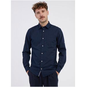 Dark blue Men's Shirt Jack & Jones Plain - Men