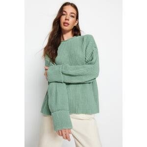 Trendyol Mint Wide Fit Knitwear Sweater