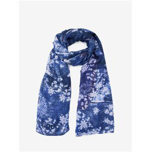 Blue Women's Flowered Scarf Desigual Denim Rectangle - Women