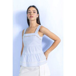 DEFACTO Regular Fit Strapless Sleeveless Blouse