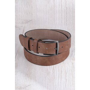 Polo Air Men's Leather Belt Line Patterned Mink Color