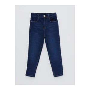 LC Waikiki Basic Girls' Jeans with Elastic Waist