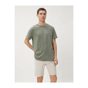 Koton Basic Gabardine Shorts with Five Pockets Detailed and Buttoned Cotton