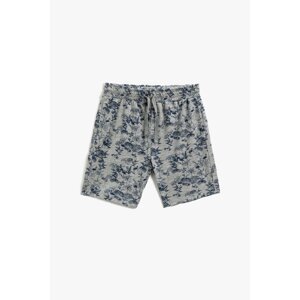 Koton Boy's Gray Patterned Shorts & Bermuda