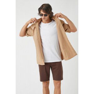 Koton Shorts - Brown - Normal Waist