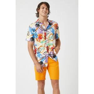 Koton Men's Orange Shorts & Bermuda