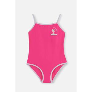 Dagi Fuchsia Piping Swimsuit