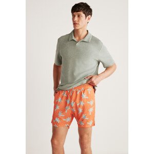 GRIMELANGE Isola Men's Lined 3-Pocket Water Repellent Fabric Marine Shorts