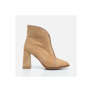 Hotiç Women's Camel Heeled Boots