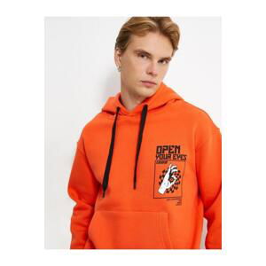 Koton 4wam70030mk Men's Sweat Orange