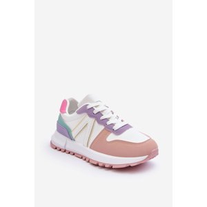 Leather women's sports shoes multicolor Kabama
