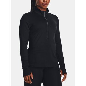 Under Armour T-Shirt UA Qualifier Run 1/2 Zip-BLK - Women