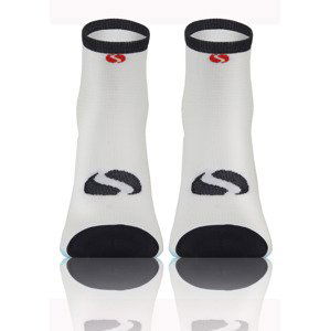 Sesto Senso Woman's Socks SKB_01 White/Navy Blue