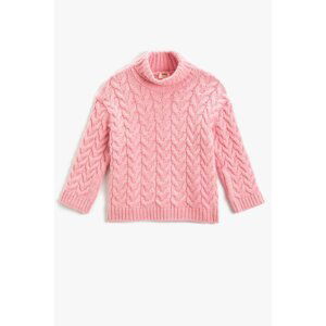 Koton Girls' Pink Sweater