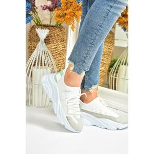 Fox Shoes Women's Sneakers in White Fabric