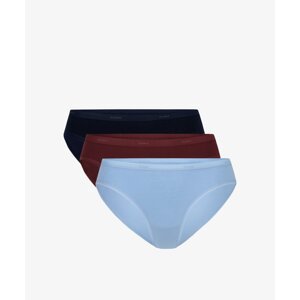 Women's panties ATLANTIC 3Pack - dark blue/burgundy/light blue