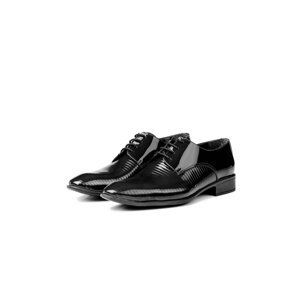 Ducavelli Shine Genuine Leather Men's Classic Shoes Patent Leather.