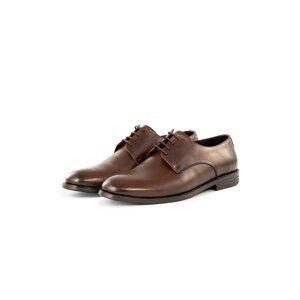 Ducavelli Pierro Genuine Leather Men's Classic Shoes, Derby Classic Shoes, Lace-Up Classic Shoes.