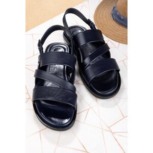 Ducavelli Roma Genuine Leather Men's Sandals, Genuine Leather Sandals, Orthopedic Sole Sandals, Light Leather