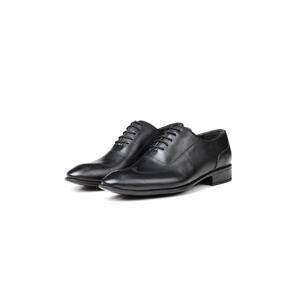 Ducavelli Stylish Genuine Leather Men's Oxford Lace-Up Classic Shoe.