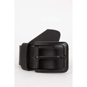 DEFACTO Man Rectangle Clasp Faux Leather