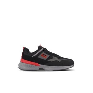 Slazenger Men's POSTMAN I Sneaker Shoes Black / Red