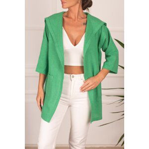 armonika Women's Green Sleeve Epaulette Seasonal Jacket