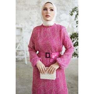 Šifónové šaty InStyle Melya Crisp - ružové