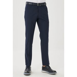 AC&Co / Altınyıldız Classics Men's Navy Blue Regular Fit Relaxed Cut Side Pocket Classic Trousers