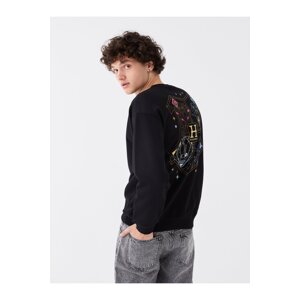 LC Waikiki Men's Crew Neck Long Sleeve Printed Sweatshirt