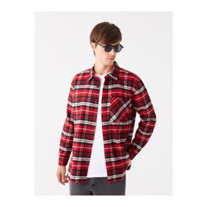 LC Waikiki Men's Regular Fit Long Sleeve Plaid Lumberjack Shirt