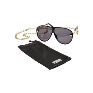 Naxos sunglasses with chain black/gold