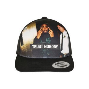 Tupac Trust Nobody Retro Trucker Black
