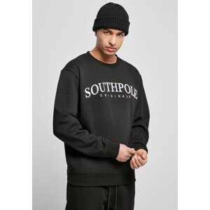 Men's Southpole Script 3D Embroidery Sweatshirt - Black