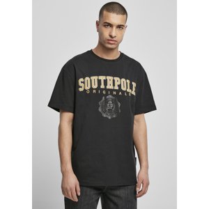 Southpole College Script Black T-Shirt