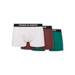 Organic Boxer Shorts 3-Pack CLRFL+Cherry+Tree Green