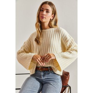 Bianco Lucci Dámsky vzorovaný pletený sveter