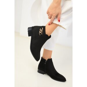 Soho Black Suede Women's Boots & Booties 16536
