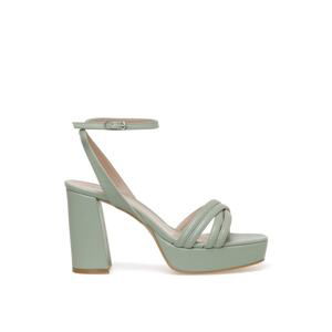 İnci 3fx Women's Green Heeled Sandals