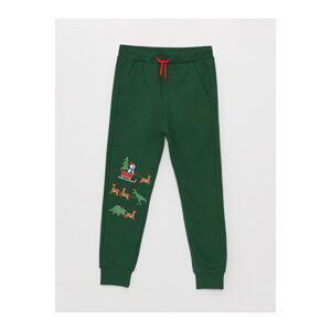 LC Waikiki Boys' Elastic Waist Christmas Theme Jogger Sweatpants