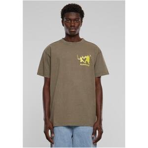 Men's Ultraprovocateur Acid Heavy Oversize T-Shirt - Dark Khaki