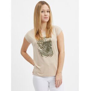Orsay Beige Womens T-Shirt - Women