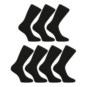 7PACK Socks Nedeto High Black