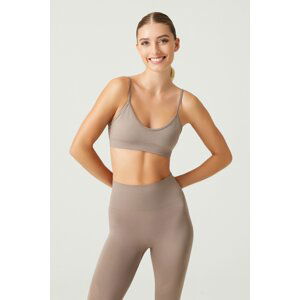 LOS OJOS x Melodi Bronze Seamless Supported Strappy Sports Bra