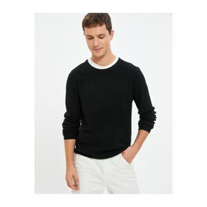 Koton Knitwear Sweater Crew Neck Textured Long Sleeve