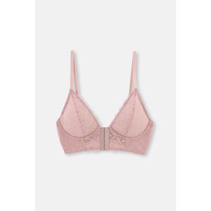 Dagi Soft Pink Lace and Tulle Detailed Underwire Bralette