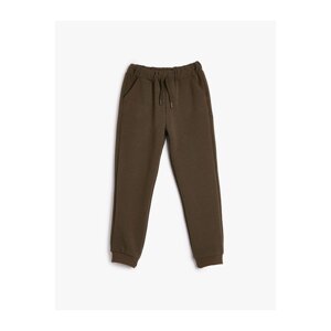 Koton Basic Jogger Sweatpants with Tie Waist, Pockets.